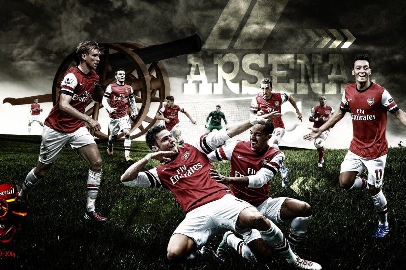 2560x1440 Abstract Arsenal FC Logo Wallpapers