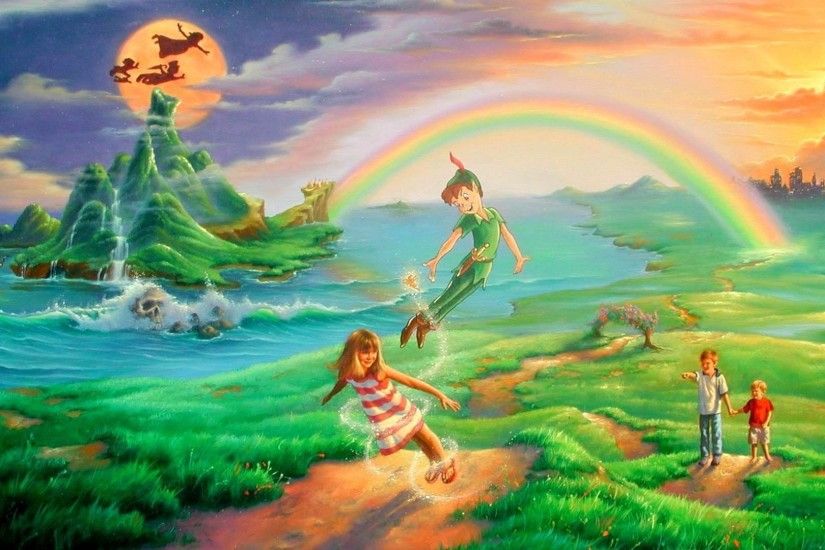 Images For > Peter Pan Neverland Wallpaper