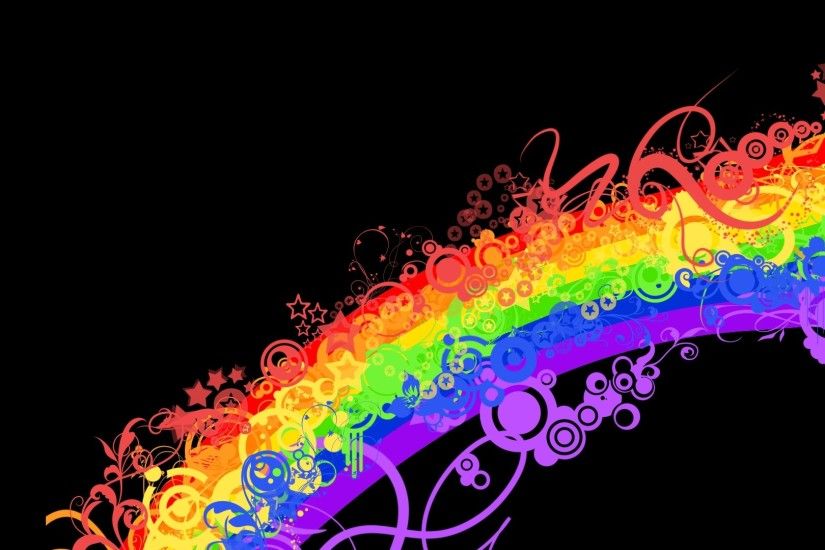 Preview wallpaper rainbow, colorful, background, lines, patterns 1920x1080