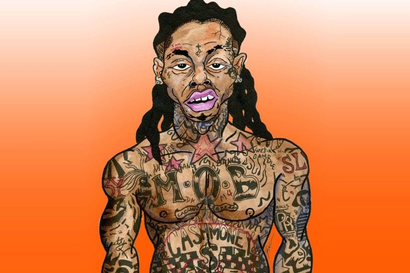 Rap Wallpapers – Lil Wayne Bad Drawing