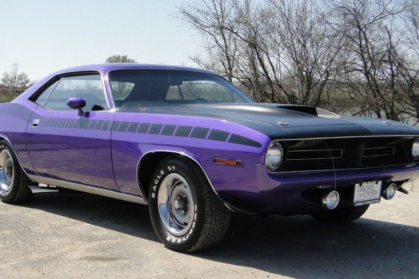 1970 Hemi Cuda Plum Crazy Purple
