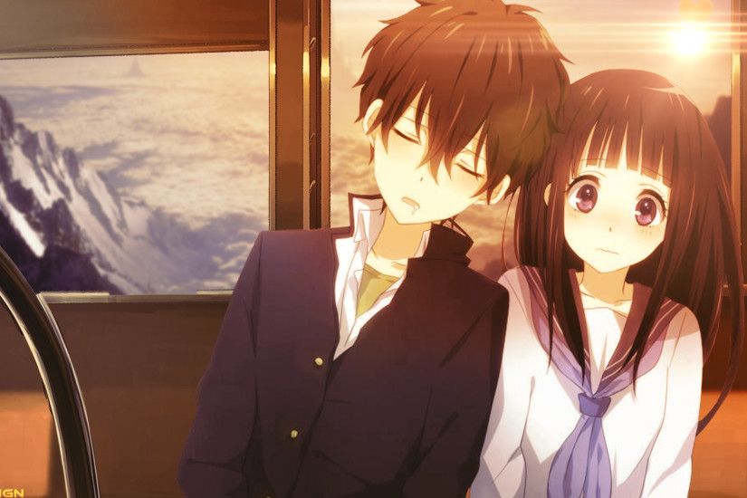 Cute Anime Couple Wallpaper HD.