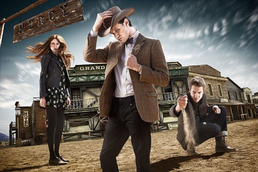 tv series doctor who doctor who the eleventh doctor matt smith matt smith  karen gillan karen gillan ...