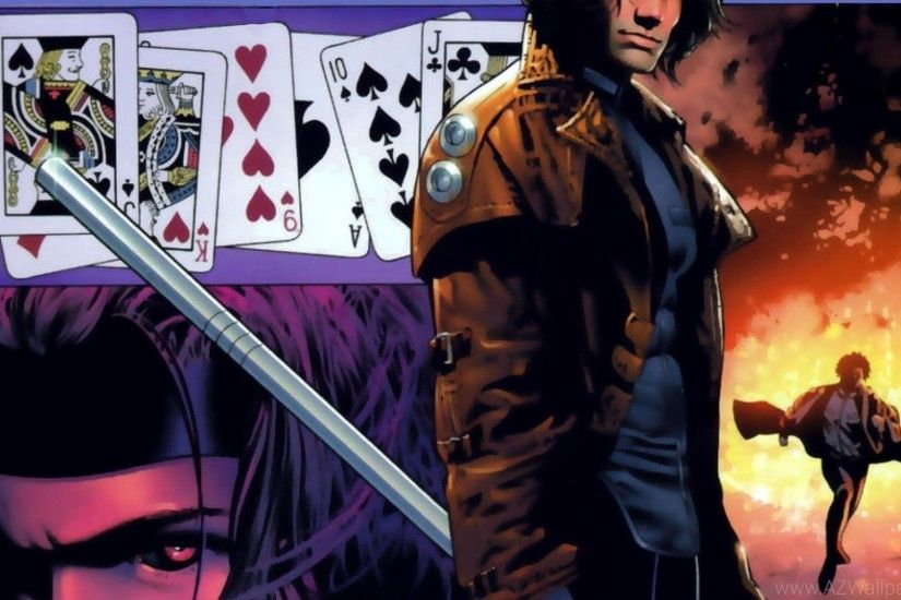 Gambit Marvel Comics X Men Cards Comics Wallpapers (