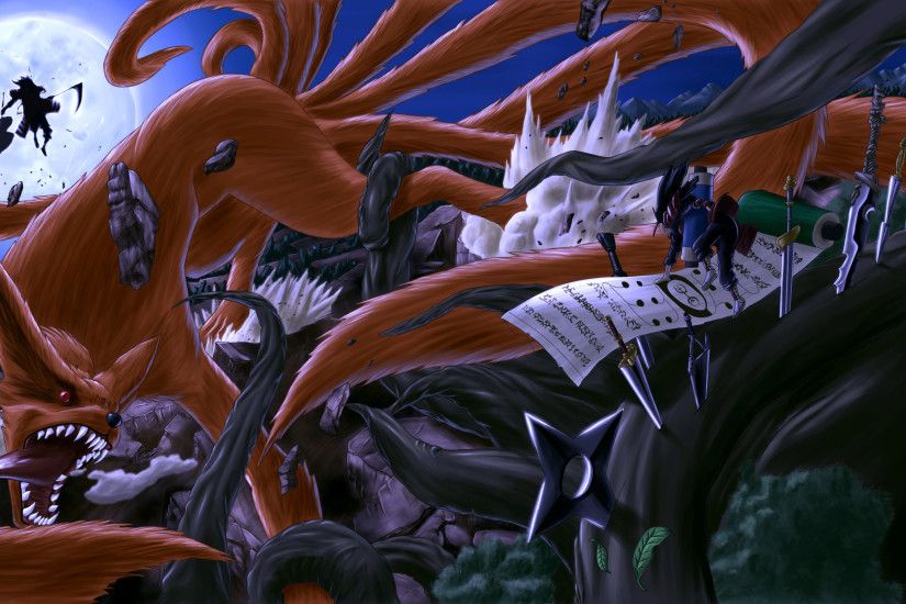 Naruto Nine Tailed Fox Wallpaper