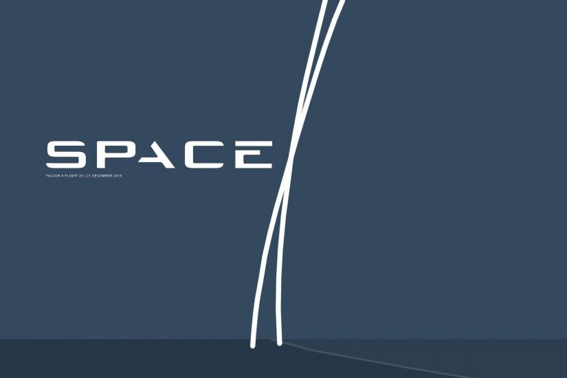 Community ContentFlat Wallpaper (Falcon 9 December landing) ...