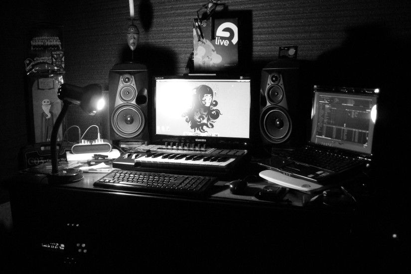 Wallpapers For > Home Recording Studio Wallpaper