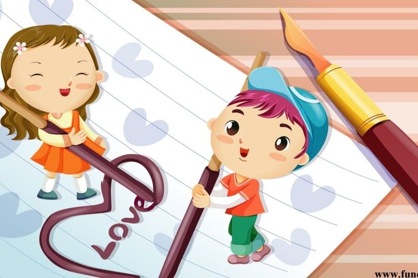 Romantic Cartoon Love Pic Love Cartoon Wallpaper – Wallpapers Browse