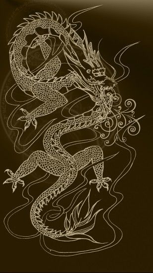 Artistic Chinese Dragon Dragon. Wallpaper 500530