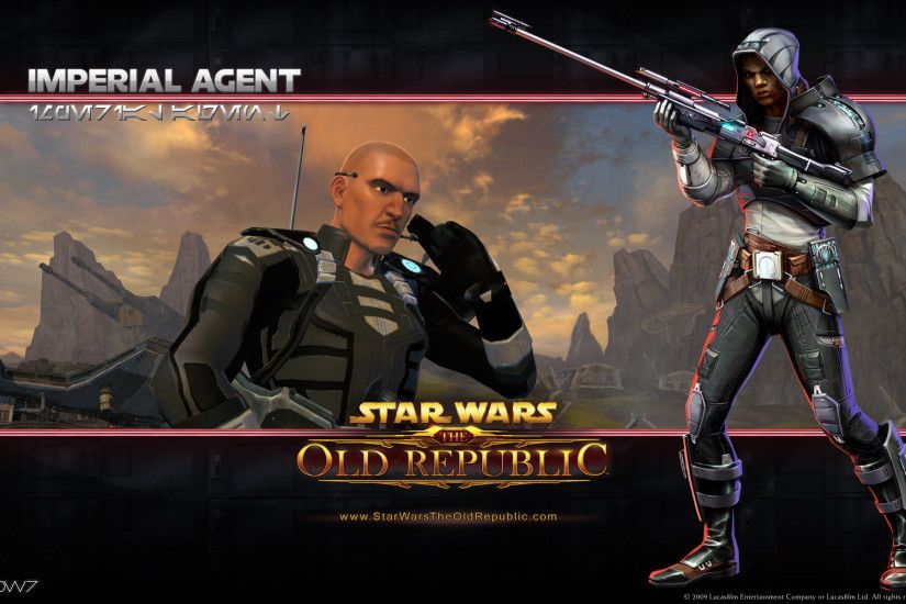 star wars the old republic imperial agent widescreen wallpaper