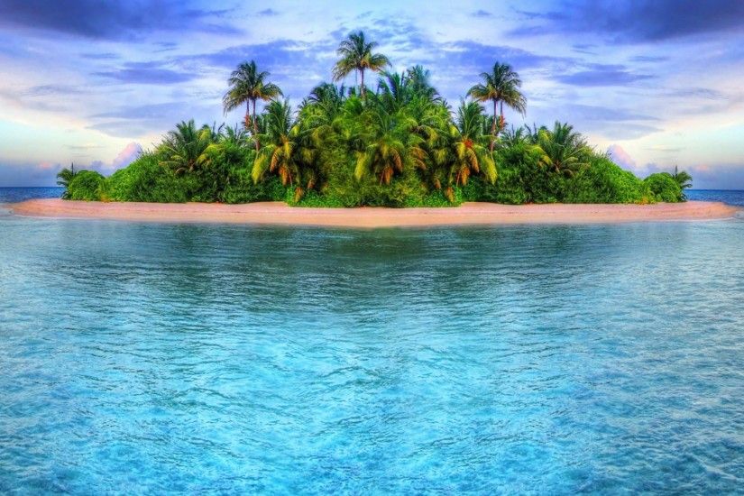 Tropical Island Wallpaper