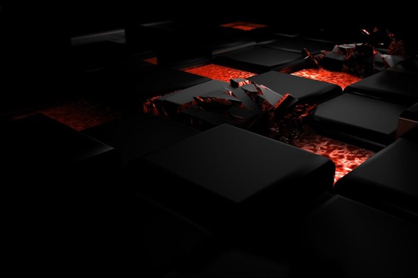 2560x1600 Wallpaper cube, fire, dark, light, alloy Â· Desktop BackgroundsWallpapersDarkMac  ...