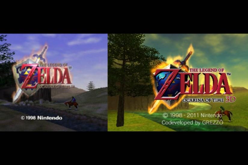 The Legend Of Zelda Ocarina Of Time N64/3DS Comparison Pictures Part 3 -  YouTube