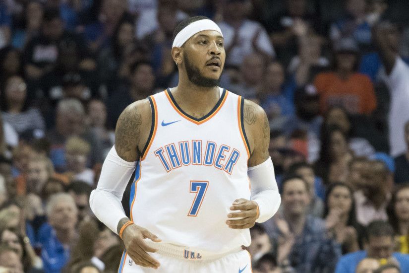 Carmelo Anthony says 'no more Knicks talk' after OKC debut