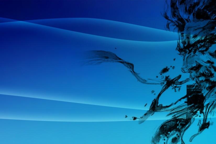Black and Blue Abstract HD Desktop Wallpaper