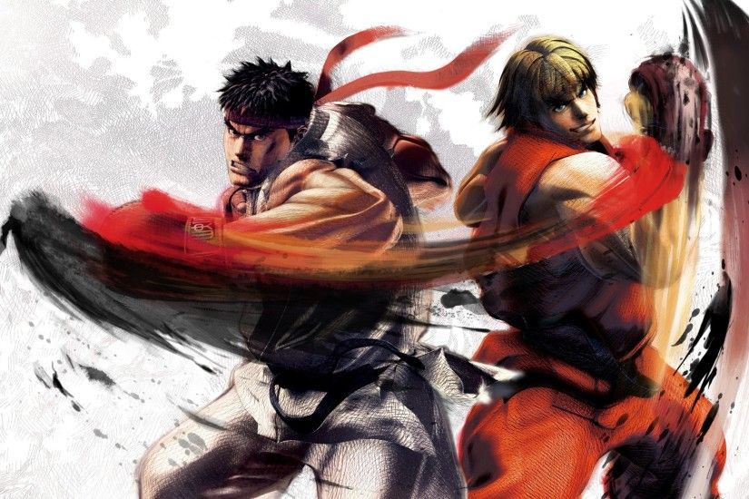 Ryu & Ken 1920x1200 wallpaper
