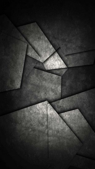 [iPhone wallpaper] black and white mosaic art