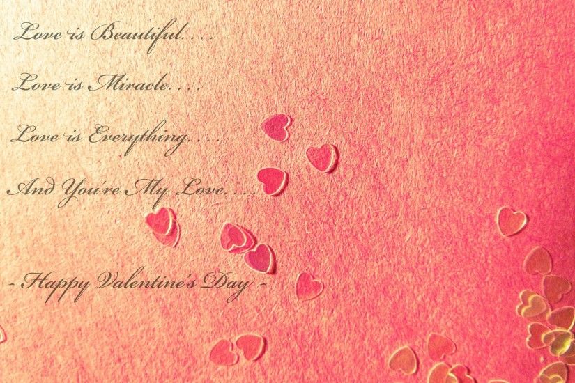 Love is Beautiful Happy Valentines Day