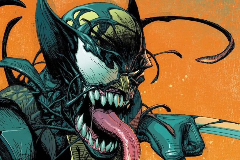 Comics - X-Men Venom Wolverine Wallpaper