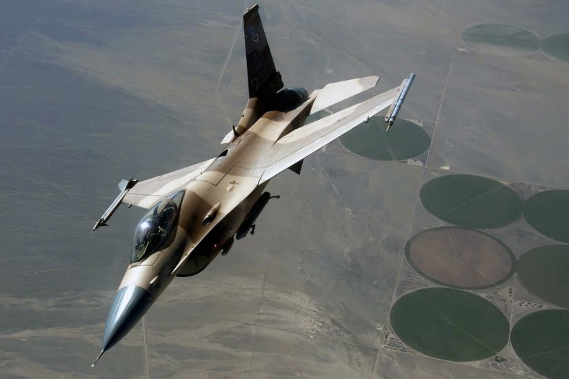 An F 16 Fighting Falcon During a Red Flag Exercise