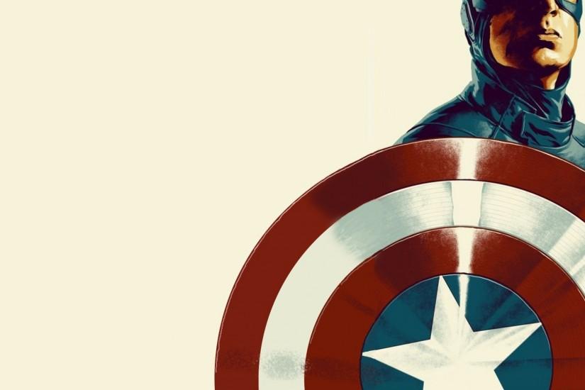 Captain America Shield Poster Art