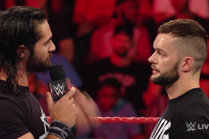 Seth Rollins ran down his SummerSlam opponent, Finn Balor, on Raw – before  receiving a Pele Kick as punishment