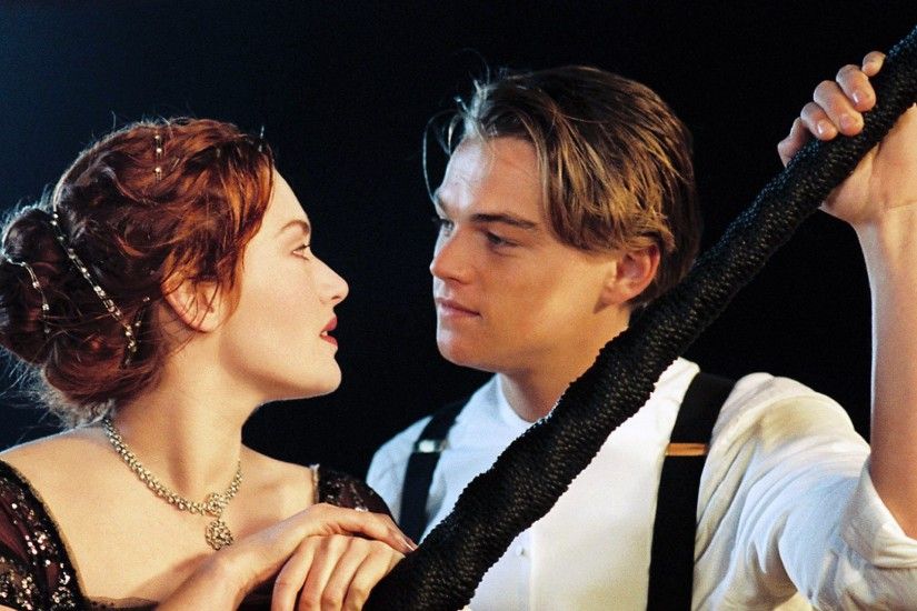 Kate Winslet And Leonardo In Titanic Movie