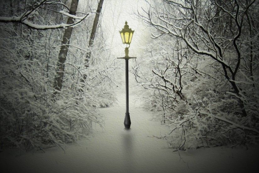 Narnia Lamp Post Wallpaper | Haiqal.
