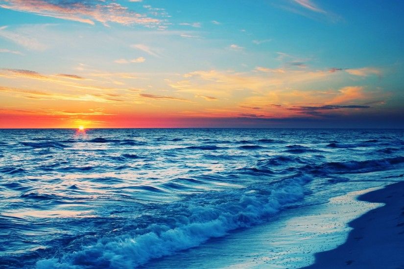 Stunning Ocean Sunset Wallpaper 35977