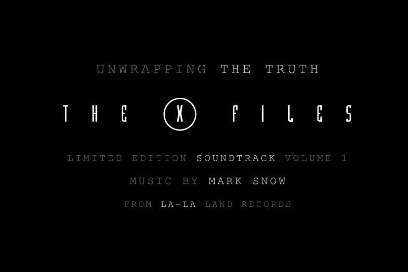 Unwrapping: X-Files Limited Edition Soundtrack by Mark Snow