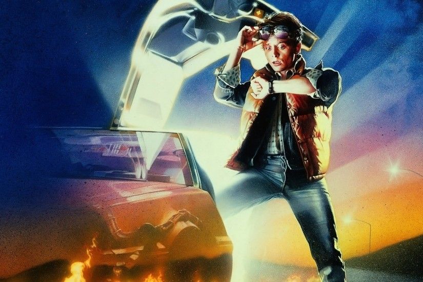 1920x1080 desktop wallpaper for back to the future