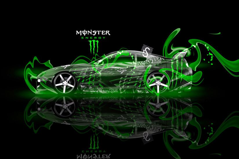 Monster-Energy-Toyota-Supra-Fantasy-Green-Plastic-2013-