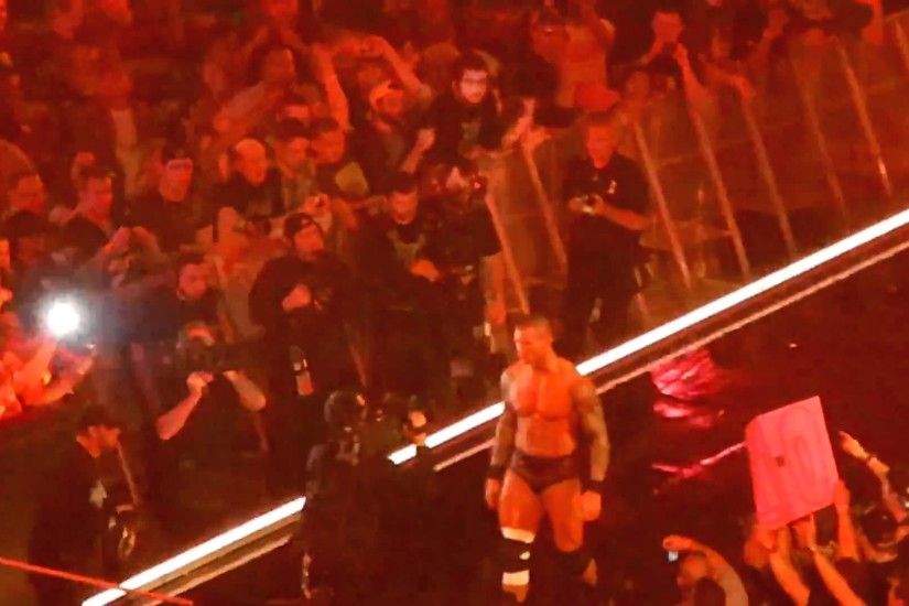Randy Orton Entrance into Wrestlemania 27