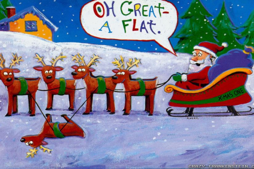 Wallpaper: Funny Christmas wallpapers 2. Resolution: 1024x768 | 1280x1024 |  1600x1200. Widescreen Res: 1440x900 | 1680x1050 | 1920x1200