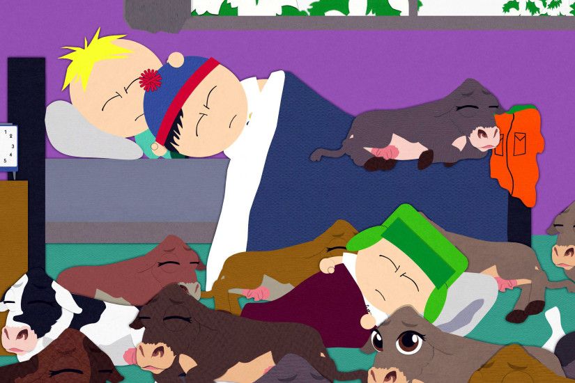 TV Show - South Park Butters Stotch Stan Marsh Kyle Broflovski Wallpaper