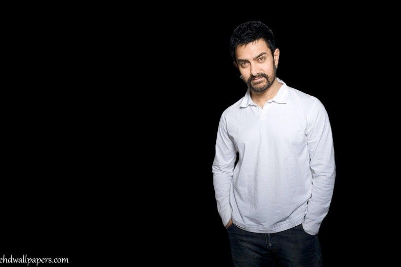 Aamir Khan Hindi Films Actor Full HD Black Desktop Background Wallpapers