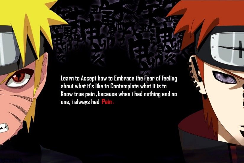 ... Naruto Shippuden quote HD Wallpaper 2560x1600
