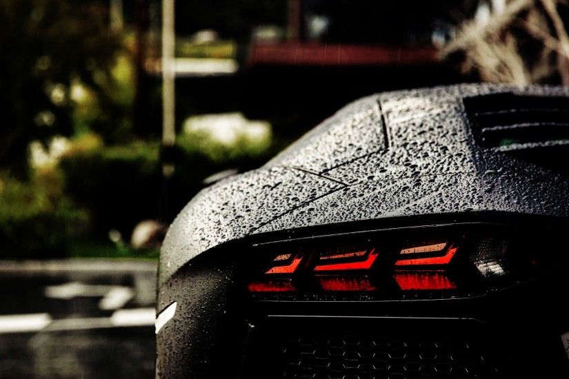 Lamborghini, Water Drops Wallpapers HD / Desktop and Mobile Backgrounds