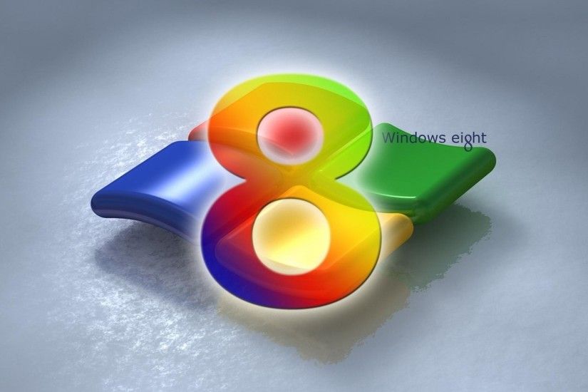 Best Windows 8 3D Logo HD Wallpapers