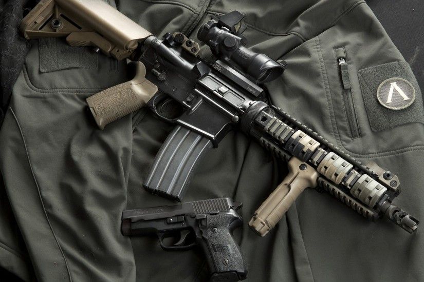 ... rifle weapon HD wallpaper AR Pistol Wallpaper - WallpaperSafari Magpul  AR-15 Aimpoint comp m4 2560x1600 Wallpaper | Firearms .