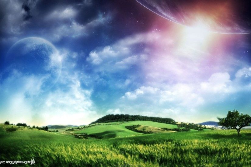 Wallpapers Backgrounds - Nature cool fantasy earth wallpapers above  background