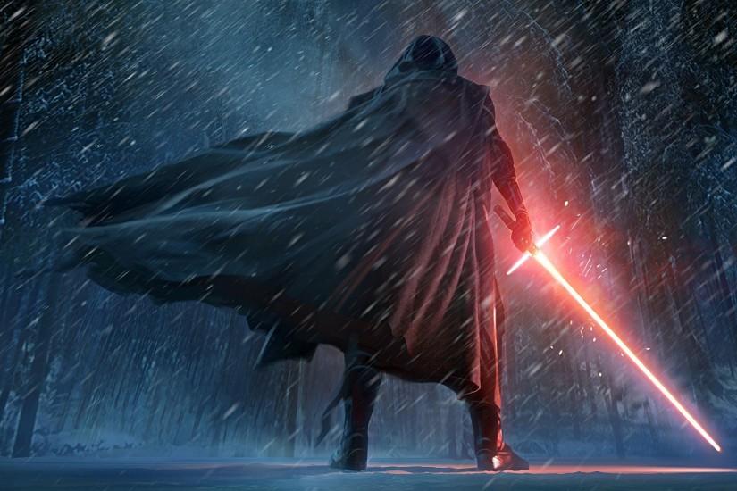 Kylo Ren Star Wars The Force Awakens Artwork