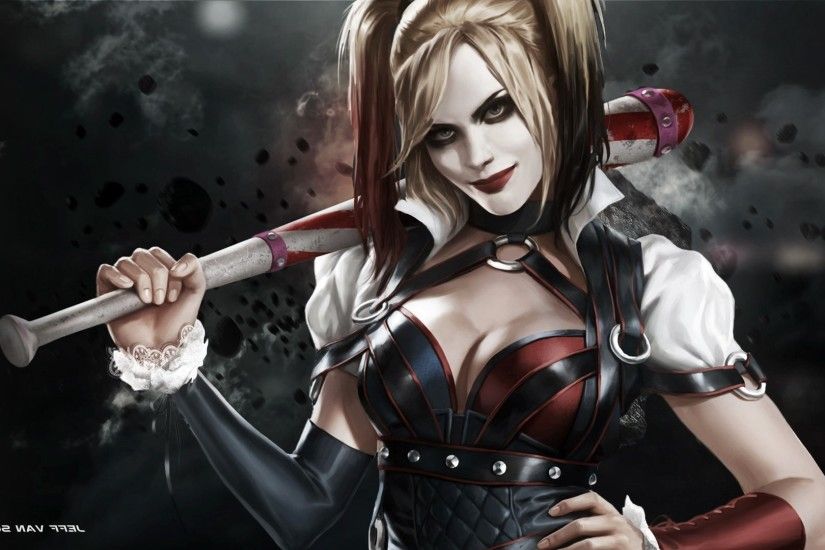Harley Quinn, Batman, Joker, DC Comics, Digital Art Wallpapers HD .