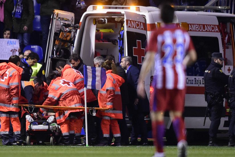 Fernando Torres Ambulance Atletico Madrid 2017. "