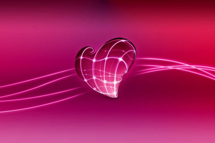 3D Heart HD Desktop Wallpaper
