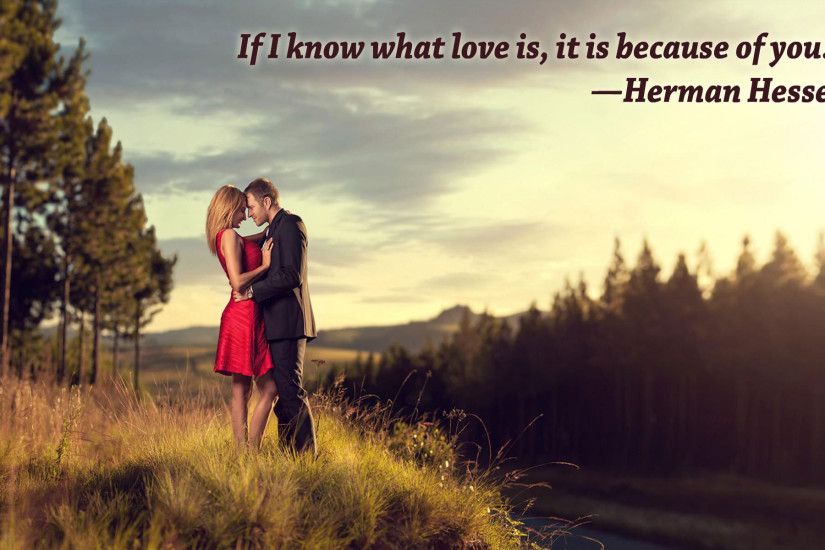 Romantic Love Couple Wallpapers With Quotes Collections