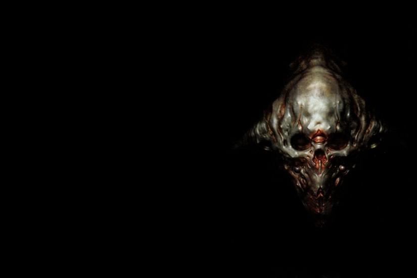 Doom 3 Skull 1920x1080 wallpaper