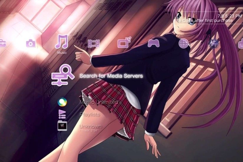 PS3 Dynamic Theme - Anime: After Class