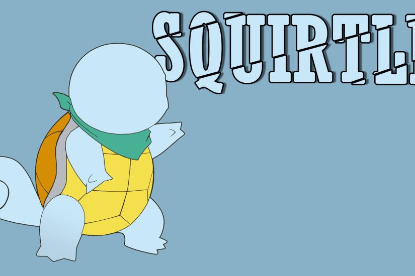 Squirtle Flat Design Wallpaper by FREAKMONSTER777 Squirtle Flat Design  Wallpaper by FREAKMONSTER777