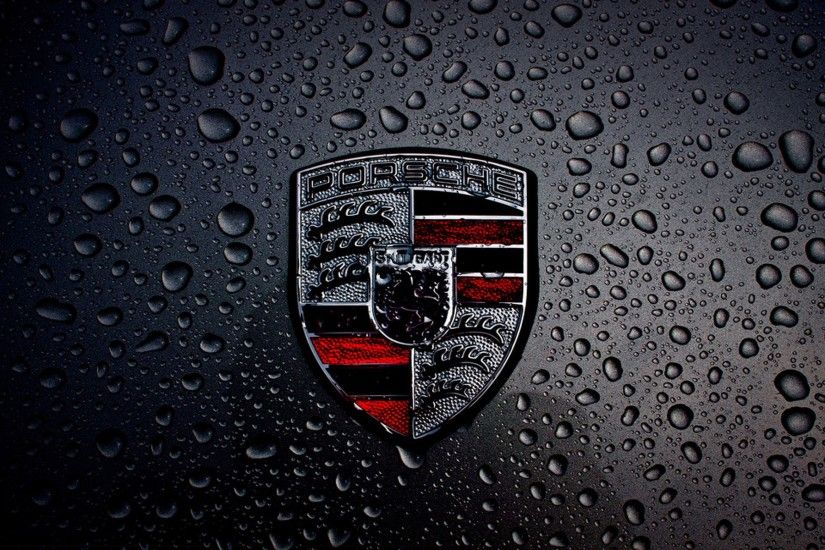 Dark Porsche Logo Wallpaper